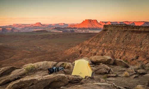 White Rim Campsite