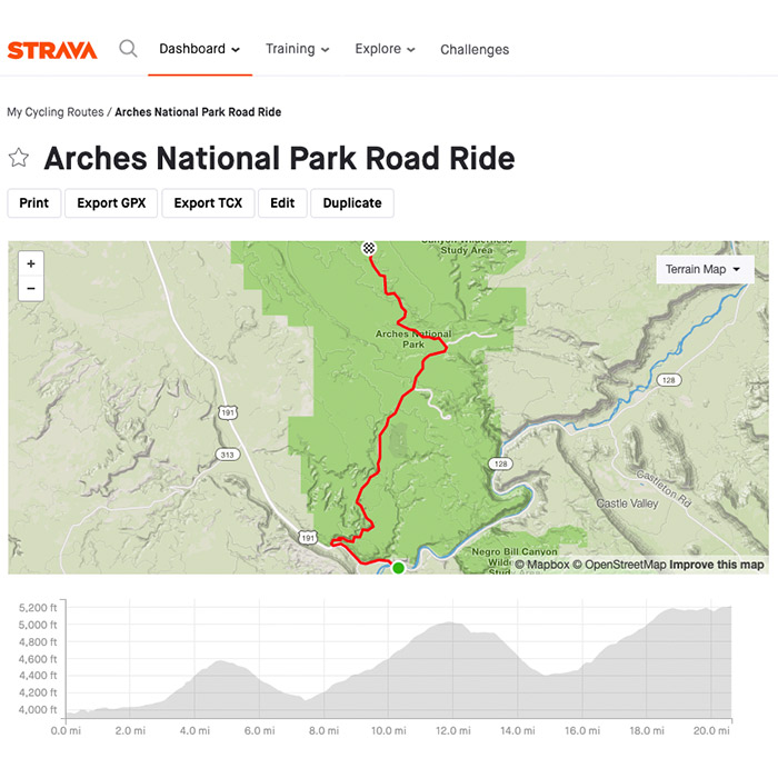Strava Screen Shot