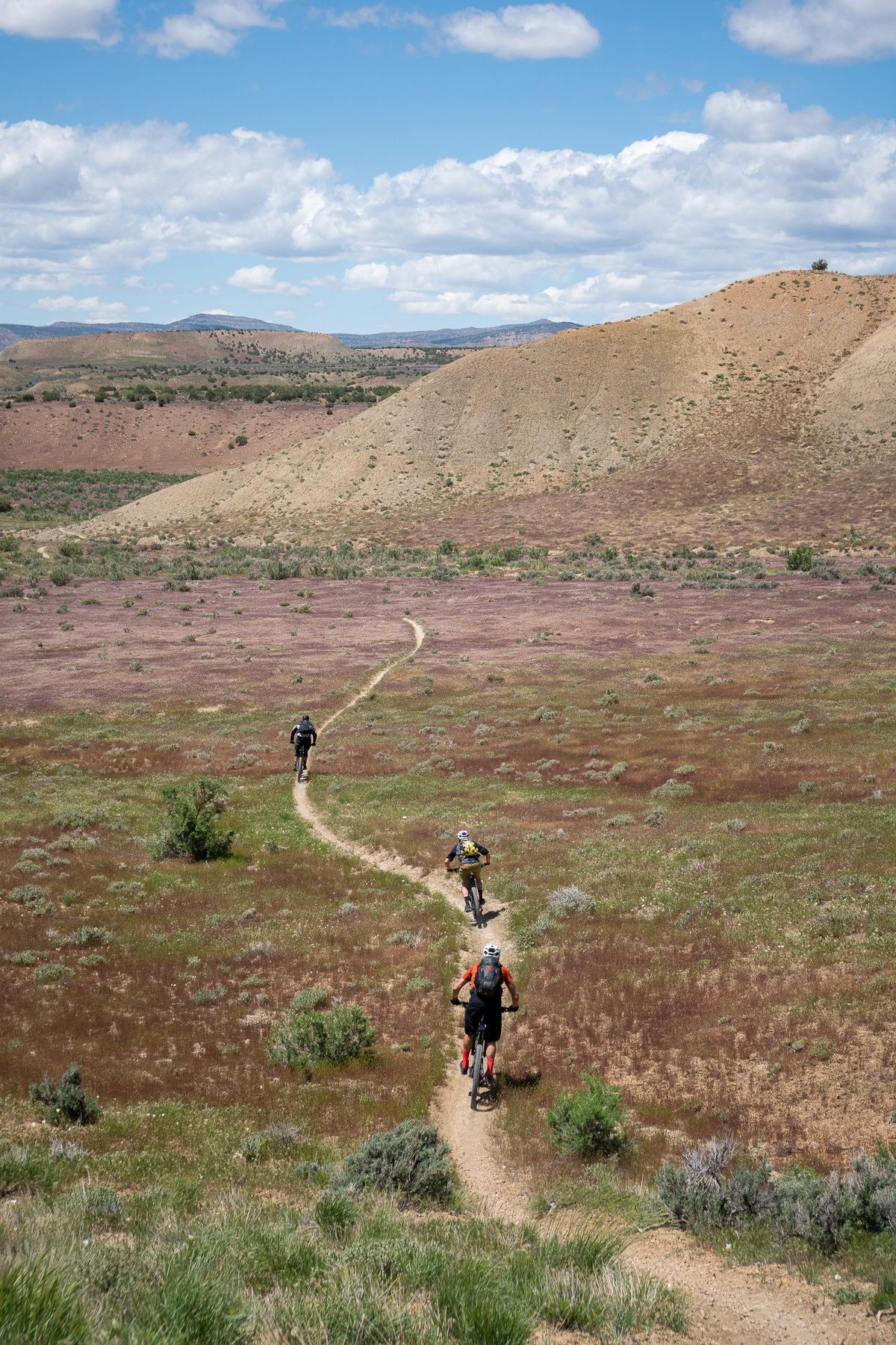 Mountain biking on Ebikes in Fruita, Colorado.